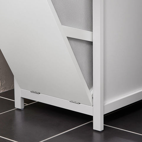 Rootz Laundry Cabinet Set - Dirty Clothes Organizer - Storage Solution - MDF, PB - Anti-Tip Device - 40cm x 90cm x 35cm
