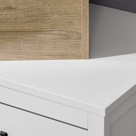 Rootz Laundry Cabinet Set - Dirty Clothes Organizer - Storage Solution - MDF, PB - Anti-Tip Device - 40cm x 90cm x 35cm