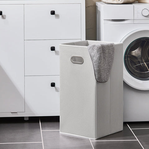 Rootz Laundry Cabinet Set - Linen Storage Unit - Clothes Organizer - MDF and PB Construction - 80cm x 90cm x 35cm - 32kg - Easy Assembly