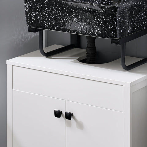Rootz Bathroom Vanity Cabinet - Storage Unit - Organizer - MDF PB Construction - Adjustable Shelf - Disguises Siphon - 60x60x35cm - Easy Assembly