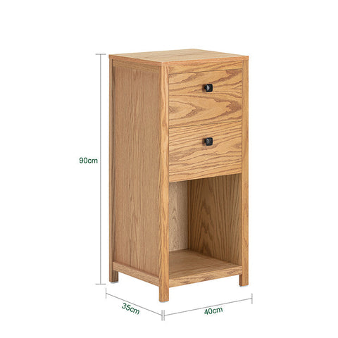 Rootz Modern Bathroom Chest of Drawers - Storage Cabinet - Vanity Organizer - Durable MDF Construction - Moisture Resistant - Wall Anchor Safety Feature - 40cm x 90cm x 35cm