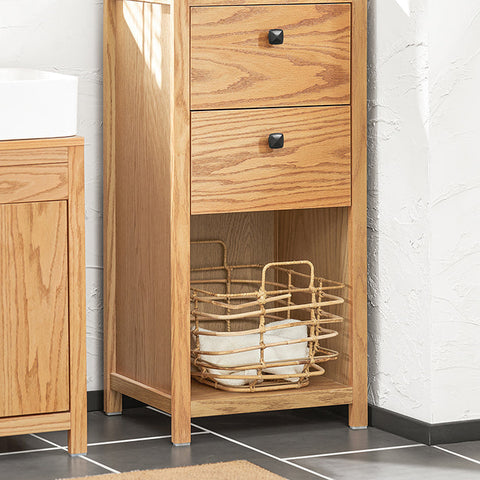 Rootz Modern Bathroom Chest of Drawers - Storage Cabinet - Vanity Organizer - Durable MDF Construction - Moisture Resistant - Wall Anchor Safety Feature - 40cm x 90cm x 35cm