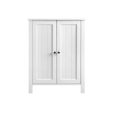 Rootz Bathroom Cabinet - Storage Unit - Organizer - MDF Board - White - 60cm x 80cm x 30cm - 87cm x 36cm x 19cm - 12.4kg - 1 x Accessory Bag - Multilingual Instructions