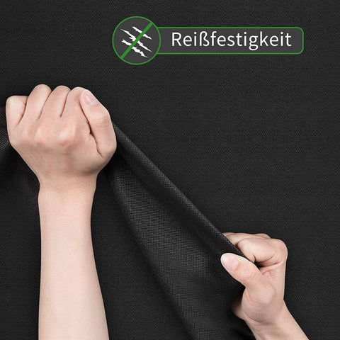 Rootz Weed Control Fabric - Garden Barrier - Landscape Fabric - Eco-Friendly, Durable, Versatile - Polypropylene, Black - Multiple Sizes Available