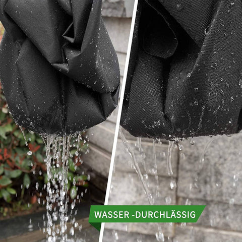 Rootz Premium Weed Control Fabric - Garden Barrier - Landscape Fabric - Eco-Friendly, Durable, Versatile - Easy to Install - Black Polypropylene - Multiple Sizes Available