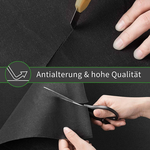 Rootz Premium Weed Control Fabric - Garden Barrier - Landscape Fabric - Eco-Friendly, Durable, Versatile - Easy to Install - Black Polypropylene - Multiple Sizes Available