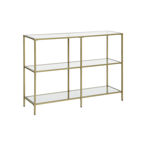 Rootz Console Table – Tempered Glass Table – Modern Furniture – Durable Design – 100cm x 30cm x 73cm