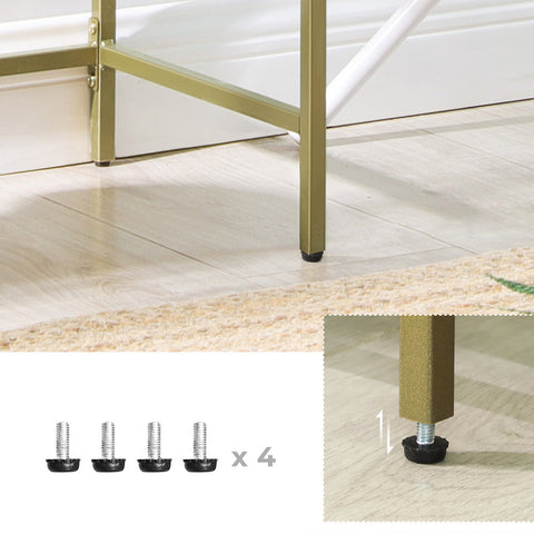Rootz Console Table – Tempered Glass Table – Modern Furniture – Durable Design – 100cm x 30cm x 73cm