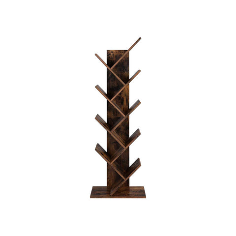 Rootz Tree Design Bookcase - Unique Bookshelf - Modern Decor - Chipboard Frame - Stable and Safe - Versatile - 50cm x 25cm x 141.5cm
