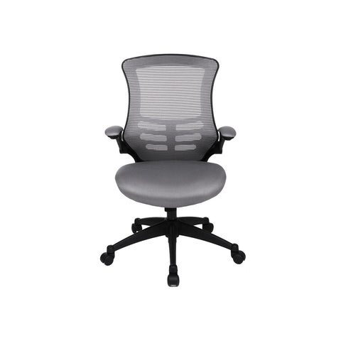 Rootz Modern Office Chair - Desk Chair - Ergonomic Chair - Mesh Armrests - Tilting Backrest - Stable & Durable - 66cm x 65cm x 28.5cm