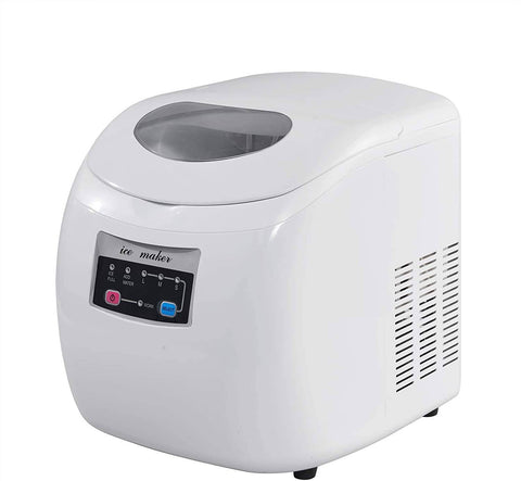 Rootz Ice Cube Maker - Portable Ice Maker Machine - Automatic Ice Maker - 3 Ice Cube Sizes - 28cm x 32cm x 35cm