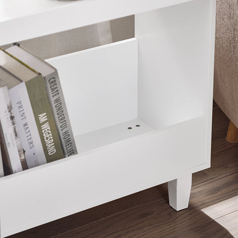 Rootz Multifunctional Side Table - Bedside Table - Decorative Display - Stable & Scratch Resistant - 60x50x25cm