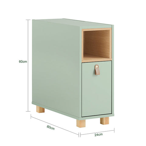 Rootz Sofa Side Table - End Table - Bedside Table - 3 Drawers for Storage - Pine MDF Stability - 24 x 60 x 60 cm