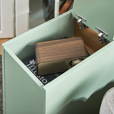 Rootz Sofa Side Table - End Table - Bedside Table - 3 Drawers for Storage - Pine MDF Stability - 24 x 60 x 60 cm
