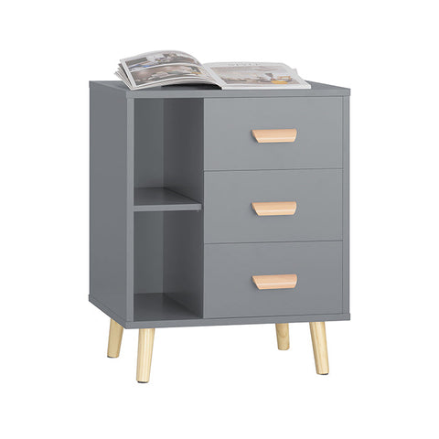 Rootz Bedside Table - Side Table - Telephone Table - Modern Charm - Easy Assembly - Compact Design - 48cm x 60cm x 40cm