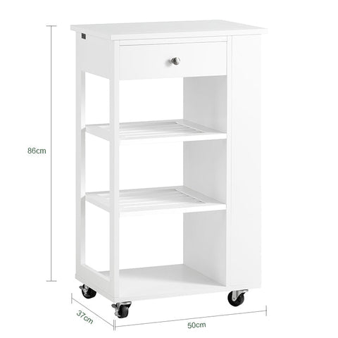 Rootz Portable Outdoor Kitchen Cabinet - Folding Kitchen Island - Storage Organizer - MDF(E1) - 50cm x 86cm x 37cm - 15.1kg - Bottle Shelf
