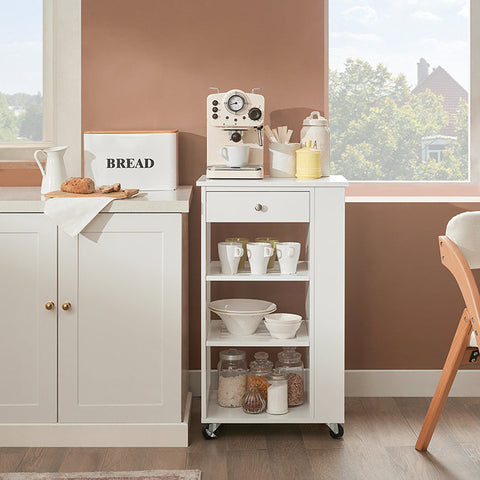 Rootz Portable Outdoor Kitchen Cabinet - Folding Kitchen Island - Storage Organizer - MDF(E1) - 50cm x 86cm x 37cm - 15.1kg - Bottle Shelf