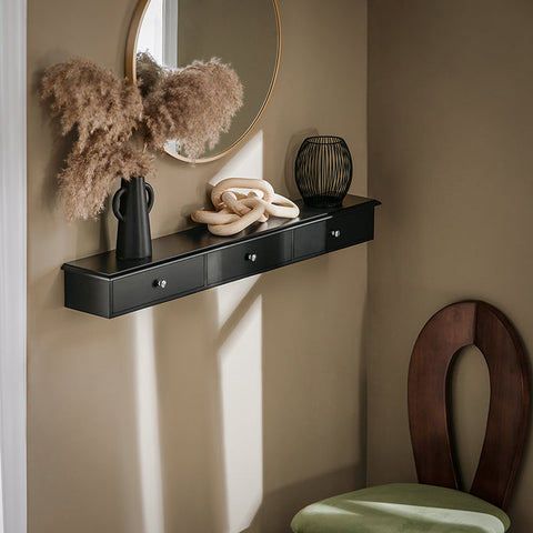 Rootz Wall Mounted Shelf - Floating Shelf - Storage Rack - MDF Material - Modern Design - 93cm x 10cm x 15cm