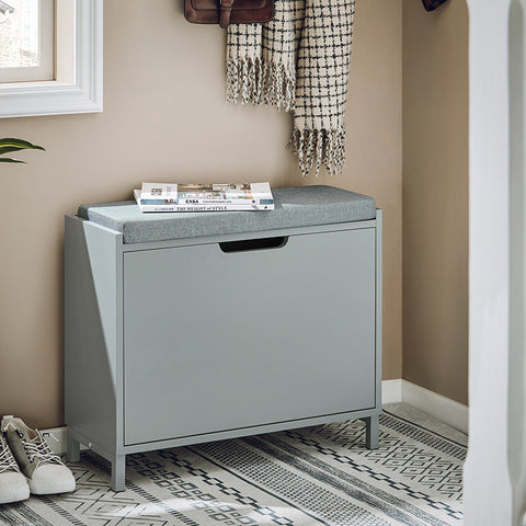 Rootz Shoe Storage Cabinet - Shoe Organizer - Shoe Rack - Space-saving Design - Dimensions: 60x52x24cm - Holds Up to 113kg