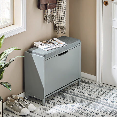 Rootz Shoe Storage Cabinet - Shoe Organizer - Shoe Rack - Space-saving Design - Dimensions: 60x52x24cm - Holds Up to 113kg