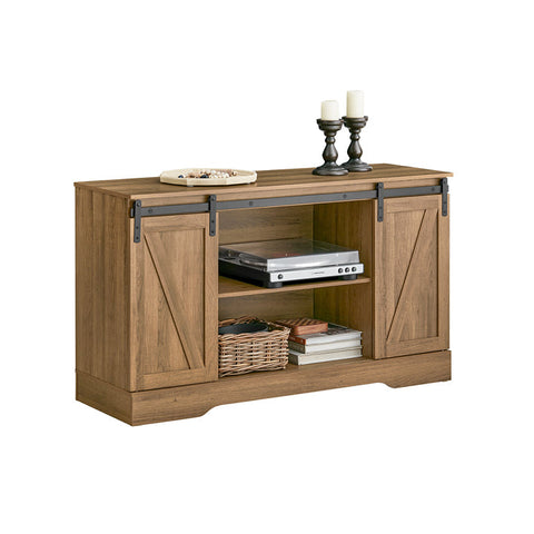 Rootz Modern Sideboard Cabinet - Dresser - TV Stand - Sliding Doors - Adjustable Shelves - Spacious Storage - PB(E1) Material - 120cm x 70cm x 40cm