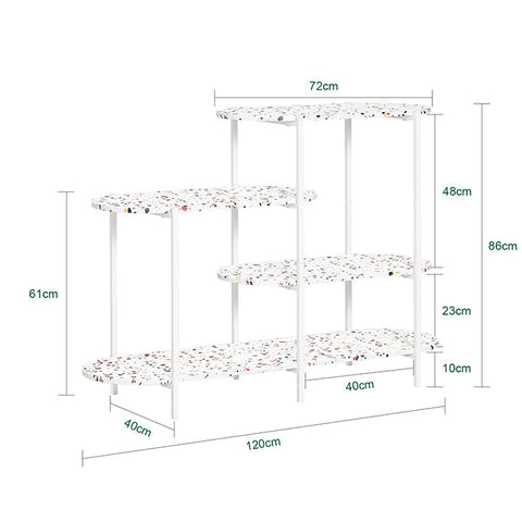Rootz Console Table - Entryway Table - Hallway Table - Open Storage Space - 120cm x 86cm x 40cm - MDF (E1) - Metal Frame