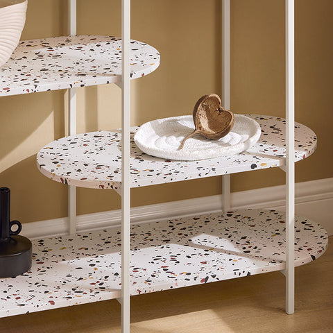 Rootz Console Table - Entryway Table - Hallway Table - Open Storage Space - 120cm x 86cm x 40cm - MDF (E1) - Metal Frame