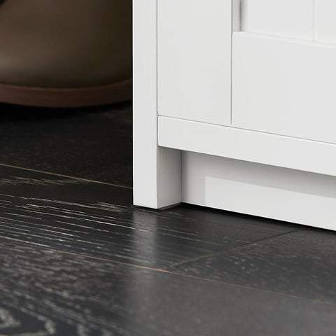 Rootz Shoe Bench - Storage Bench - Entryway Organizer - 200kg Load Capacity - 90x46x35cm