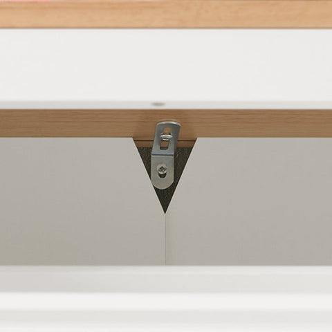 Rootz Modern Shoe Cabinet - Shoe Organizer - Shoe Storage - Space-Saving Design - Wall-Mountable - Sturdy Build - 59cm x 116cm x 26cm