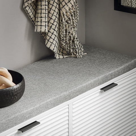 Rootz Shoe Storage Bench - Shoe Cabinet with Seat - Entryway Organizer - Space-Saving Design - Comfortable Seating - Durable MDF Construction - 105cm x 48cm x 35cm