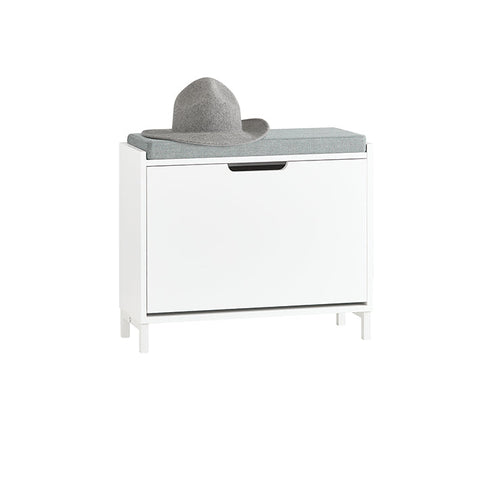 Rootz Entryway Shoe Cabinet - Shoe Storage - Shoe Organizer - Space-Saving Design - 60x52x24cm