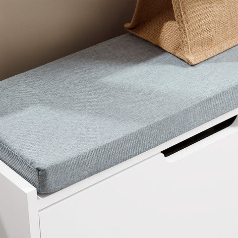 Rootz Entryway Shoe Cabinet - Shoe Storage - Shoe Organizer - Space-Saving Design - 60x52x24cm