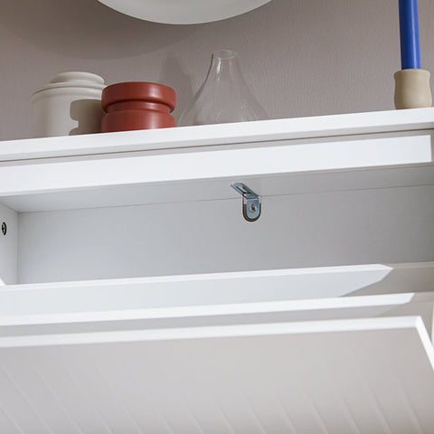 Rootz Shoe Storage Organizer Cabinet - Shoe Rack - Shoe Holder - Adjustable Shelves - MDF Material - 61cm x 120cm x 26cm