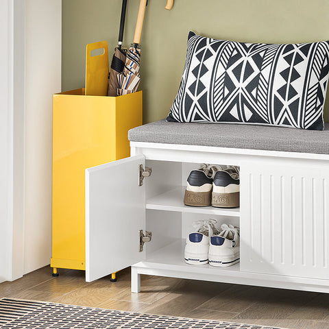 Rootz Shoe Bench - Shoe Tipper - Footwear Organizer - Max 181kg - MDF - 100x42x35cm - Ample Storage & Child-Friendly Design
