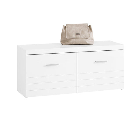 Rootz Shoe Storage Bench - Shoe Organizer - Shoe Rack - Adjustable Compartments - 100x45x35cm - Protects Floors
