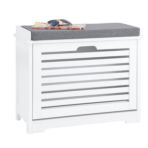 Rootz Shoe Cabinet - Shoe Organizer - Entryway Storage - Comfort Seat Cushion - MDF (E1) - 60x49x29cm