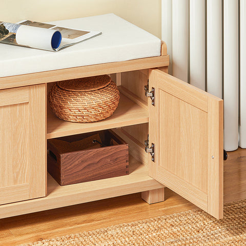 Rootz Hallway Bench - Shoe Storage Bench - Entryway Bench - Soft Padded Seat for Comfort - 104cm x 47cm x 35cm - Up to 3 Colours