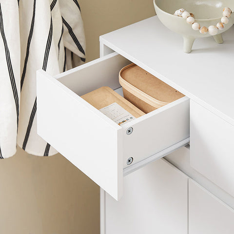 Rootz Modern Shoe Cabinet - Storage Unit - Space Saver - Compact & Adjustable - 80cm x 85cm x 34cm