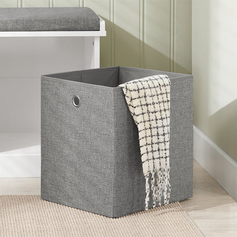 Rootz Shoe Storage Bench - Entryway Organizer - Shoe Rack - Comfortable Seating - Removable Baskets - Durable MDF Construction - 100cm x 50cm x 35cm