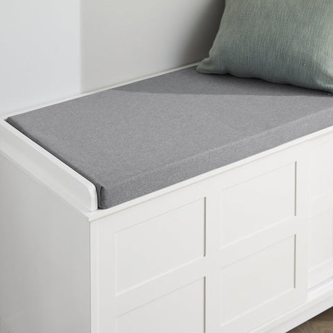 Rootz Shoe Bench with Storage - Sitting Chest of Drawers - Entryway Bench - Large Capacity - Versatile Use - Comfortable Cushion - 114cm x 53cm x 40cm