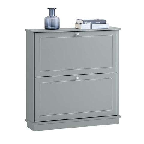 Rootz Shoe Storage Cabinet - Shoe Organizer - Entryway Shoe Rack - Sturdy Wall-Mountable - 76x79x18cm