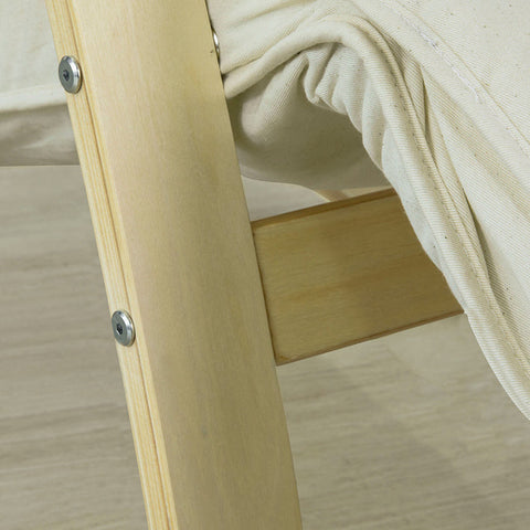 Rootz Rocking Chair - Nursing Chair - Swing Chair - 100% Cotton Cover - Adjustable Footrest - Modern Design - Birch Wood and Steel Frame - 10kg - 120kg Load Capacity - 5-Way Adjustable Footrest