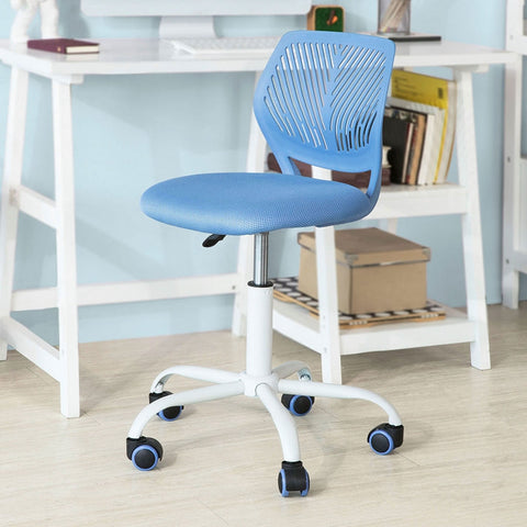 Rootz Adjustable Desk Chair for Children - Youth Swivel Chair - Office Chair - Ergonomic Design - Neck & Back Support - Quiet 360-Degree Wheels - 77-89cm x 46-58cm x 54cm