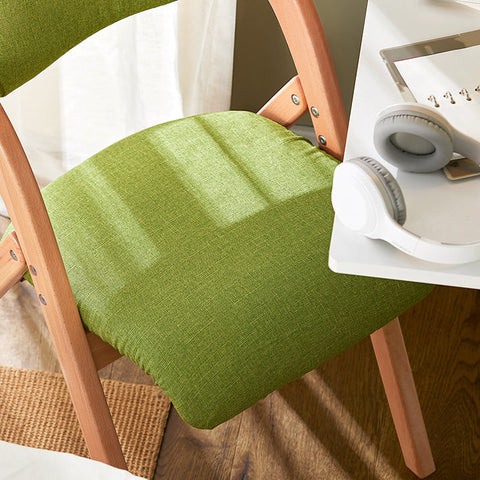 Rootz Folding Chair - Kitchen Chair - Desk Chair - Padded Comfort - Space-Saving Design - Removable Washable Cover - 47cm x 77cm x 60cm