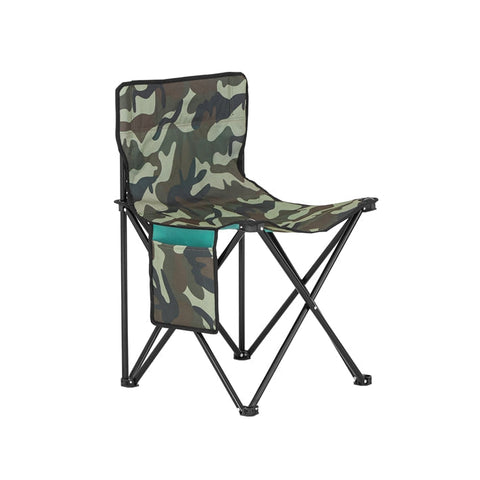 Rootz Camping Chair - Outdoor Chair - Folding Chair - Oxford Fabric - 45cm x 43cm x 74cm - Portable & Stable - Lightweight - Rust-Resistant Iron