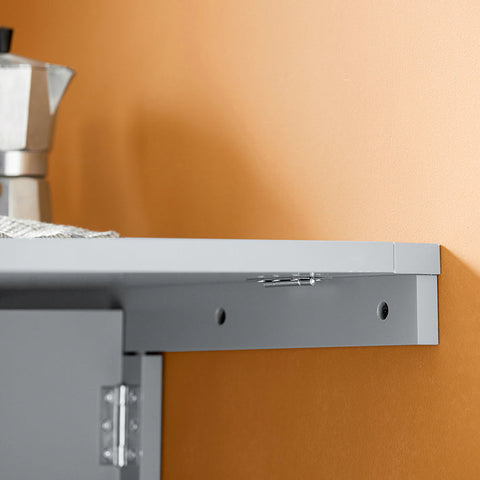 Rootz Wall-Mounted Folding Table - Kitchen Table - Desk - Space-Saving Design - Ideal for Small Spaces and Children's Rooms - Durable MDF Construction - 60cm x 40cm x 1.4cm