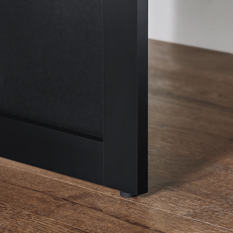 Rootz Folding Wall Table with Blackboard - Desk - Dining Table - Space-Saving Design - Easy Assembly - Creative Memoboard Surface - Light Gray - 50cm x 76cm x 75cm