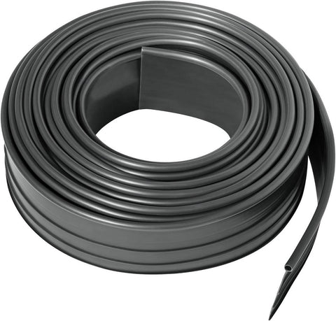 Rootz Lawn Edging - Bed Border - Garden Border - Weather-Resistant PE Material - UV-Resistant - Flexible Design - 10cm x 0.1cm x 6m/12m