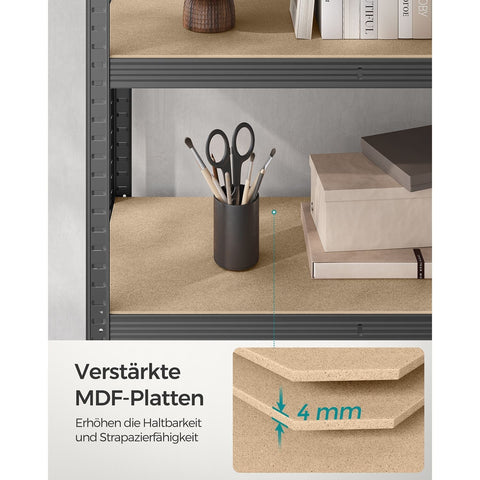 Rootz 2 Piece Set Cellar Shelves - Storage Rack - Steel Frame - Heavy Duty - 60cm x 120cm x 200cm