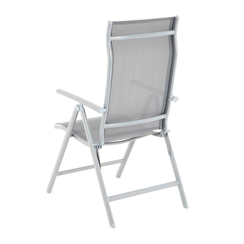 Rootz 2 Piece Set Garten Chairs - Balcony Chairs - Outdoor Chairs - Breathable Fabric - 56cm x 70cm x 106cm